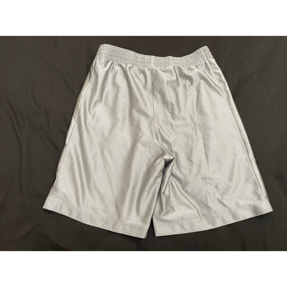 Nike Basketball Y2K Dazzle Shorts Medium Silver Metallic Textured 297630-071 - Picture 2 of 9